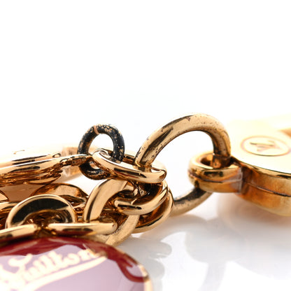 Louis Vuitton Rayures Coeur Bag Charm Key Holder Pomme D'Amour 6 of 6