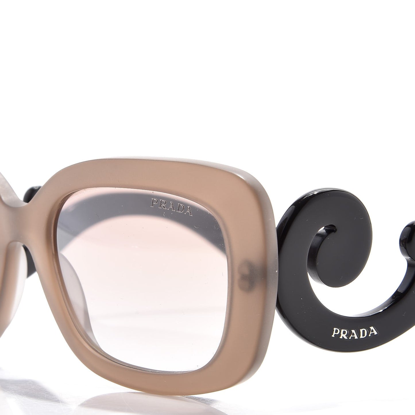 Acetate Baroque Sunglasses SPR 27O Brown Black