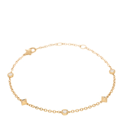 David Yurman 18K Yellow Gold Diamond Petite Modern Renaissance Bracelet 1 of 3