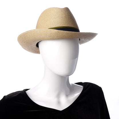 Hermes Straw Grosgrain Hat 56 2 of 7