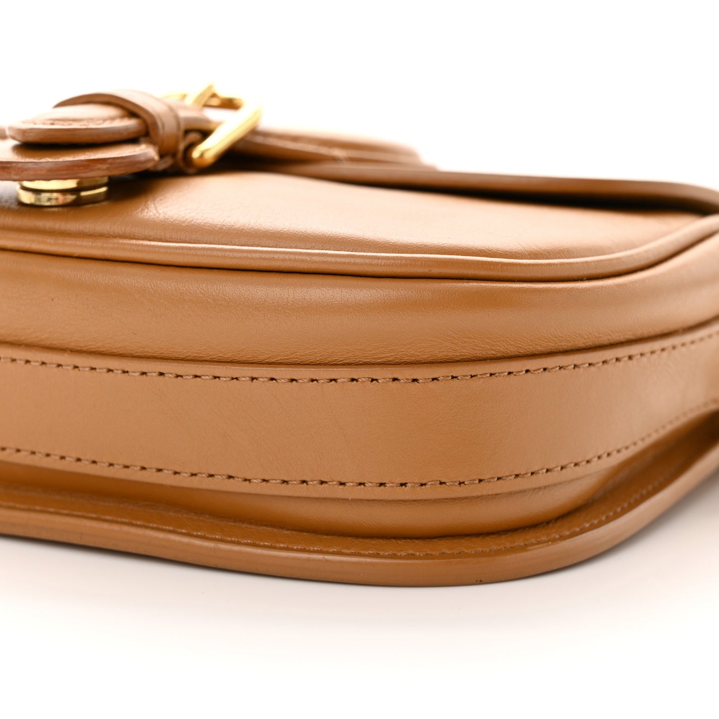 Box Calfskin Small Bobby Flap Camel