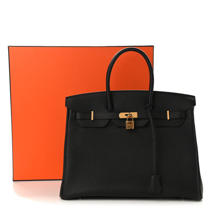 Hermes Togo Birkin 35 Black 10 of 10