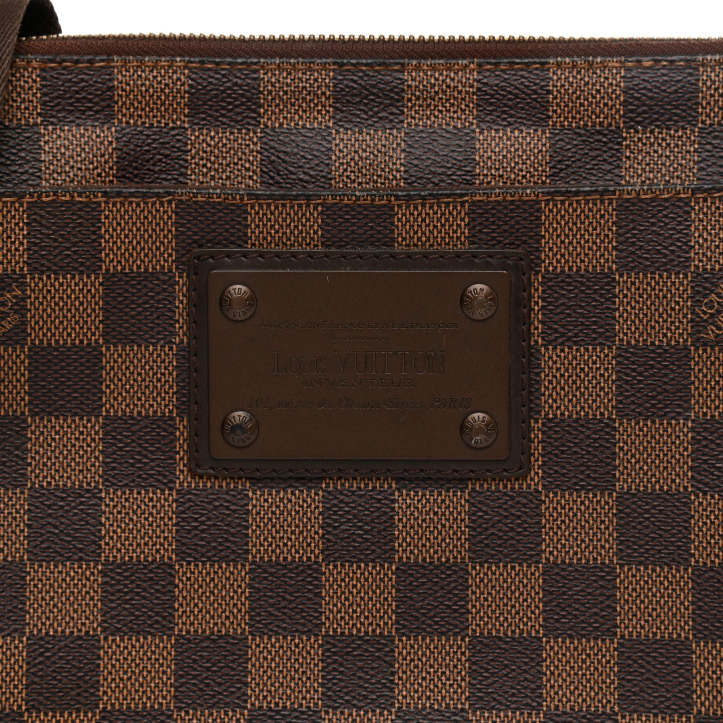 Damier Ebene Brooklyn Flat Pochette
