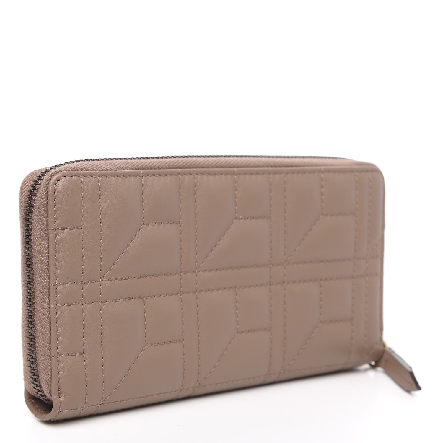 Gucci Calfskin Matelasse Pearly GG Marmont Zip Around Wallet Porcelain Rose 3 of 8