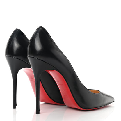 Christian Louboutin Shiny Nappa Pigalle 100 Pumps 39 Black 4 of 8