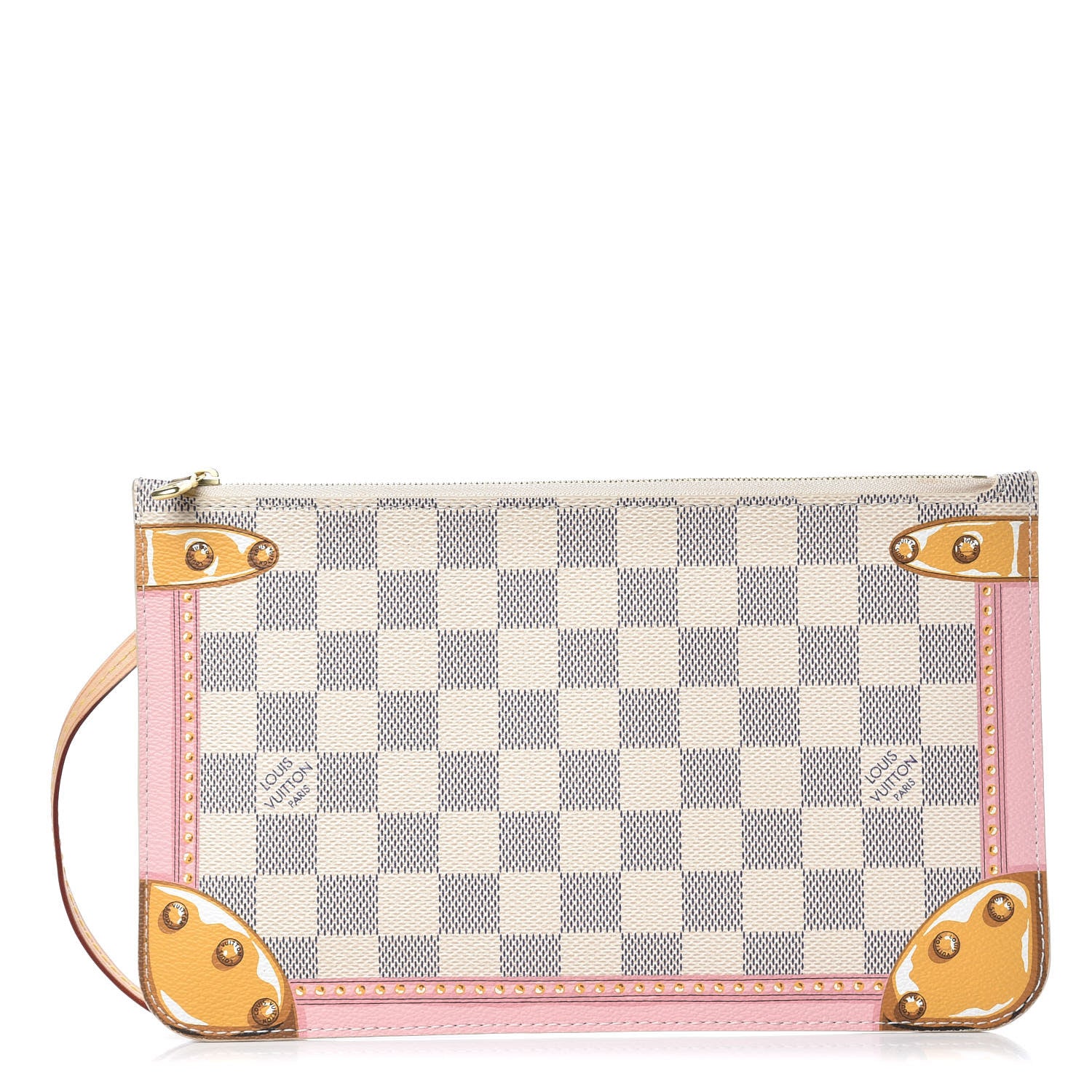 Louis Vuitton Damier Azur Summer Trunks MM GM Pochette 1 of 8