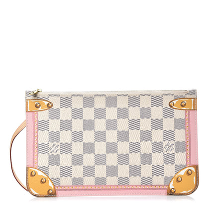Louis Vuitton Damier Azur Summer Trunks MM GM Pochette 1 of 8