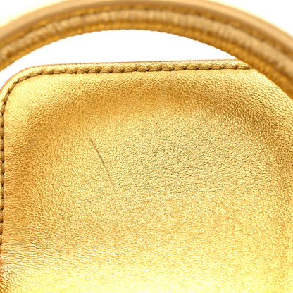 Christian Dior Metallic Grained Calfskin Mini Diorever Flap Gold 12 of 12