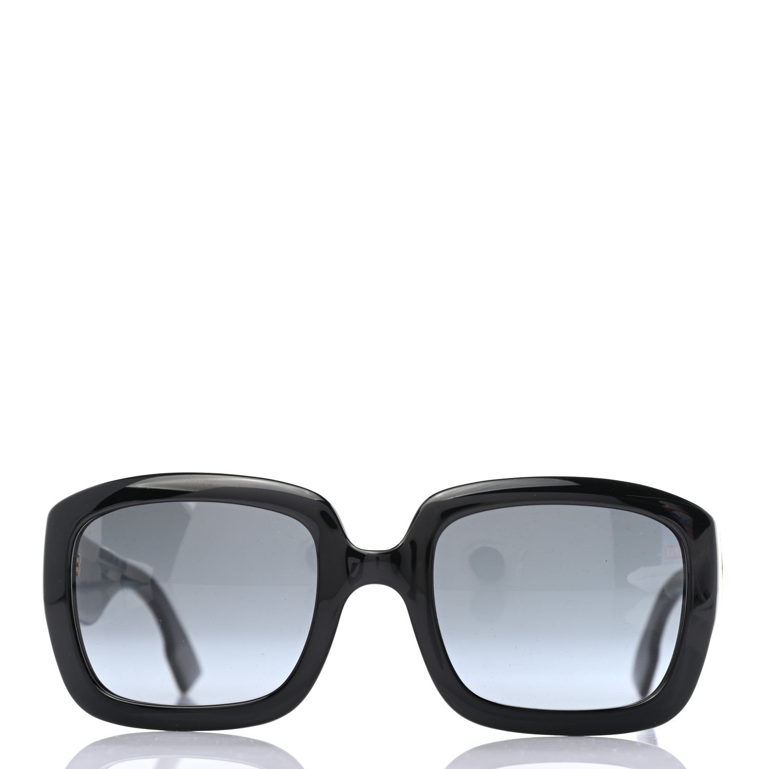 Christian Dior Acetate D Dior Square Sunglasses Black 2 of 7