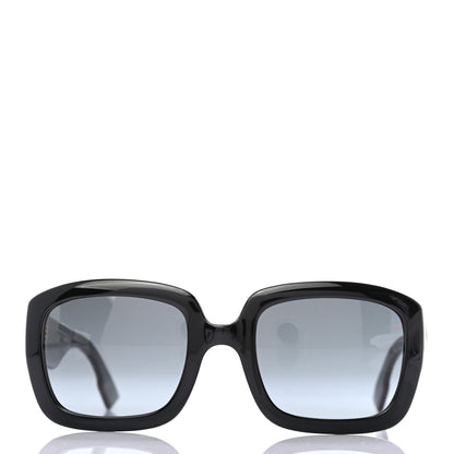 Christian Dior Acetate D Dior Square Sunglasses Black 2 of 7