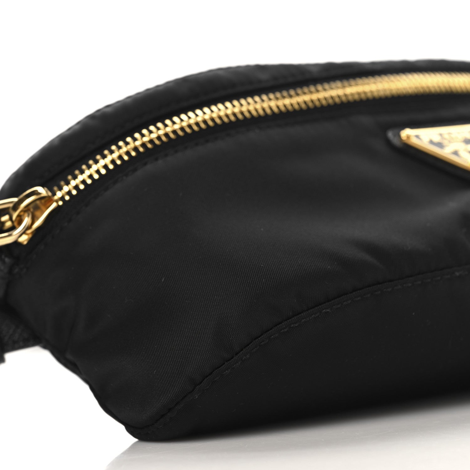 Prada Tessuto Nylon Saffiano Belt Bag Black 8 of 9