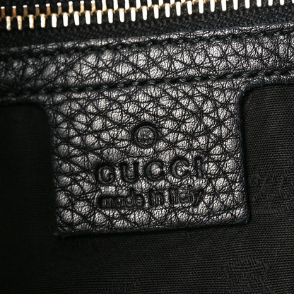 Gucci Calfskin Large Horsebit Web Hobo Black 6 of 11