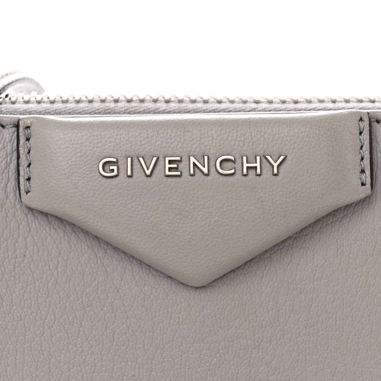 Givenchy Sugar Goatskin Nano Antigona Pearl Grey 8 of 10