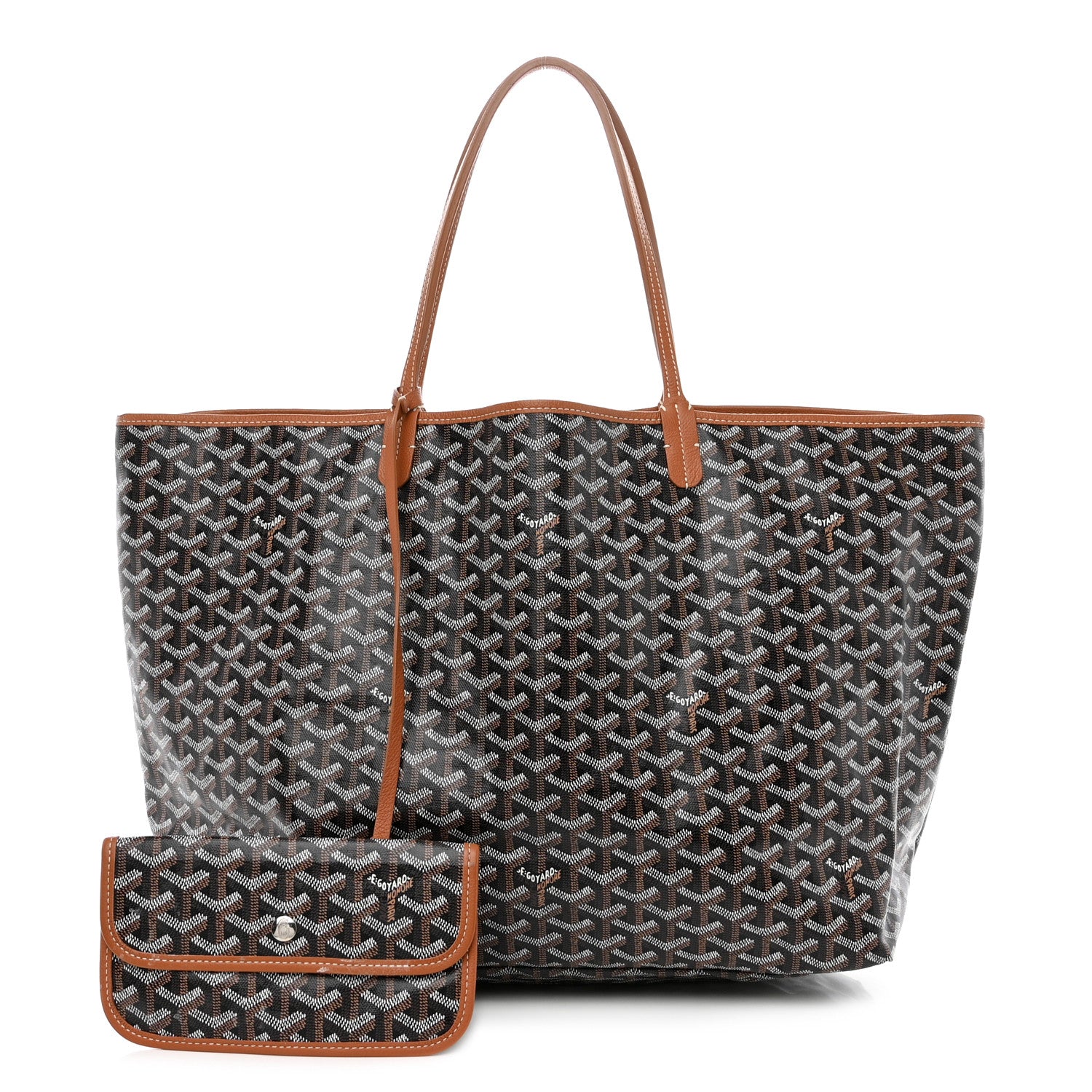 Goyard Goyardine Saint Louis GM Black Gold 3 of 15
