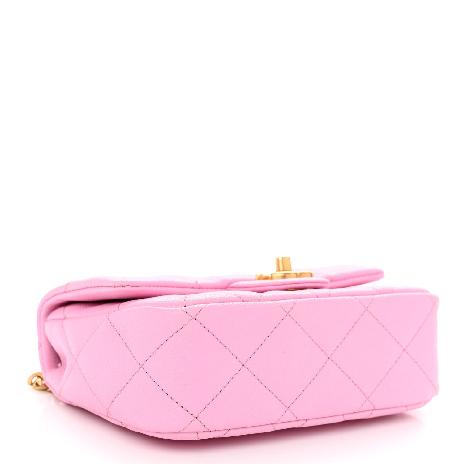 Chanel Caviar Quilted Mini Sweetheart Flap Lilac 4 of 10