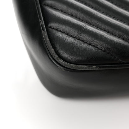 Saint Laurent Calfskin Matelasse Monogram Lou Camera Bag Black 18 of 19