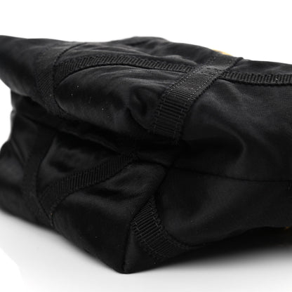 Chanel Nylon Grosgrain Quilted Lifestyle Clutch with Chain Black 9 of 10
