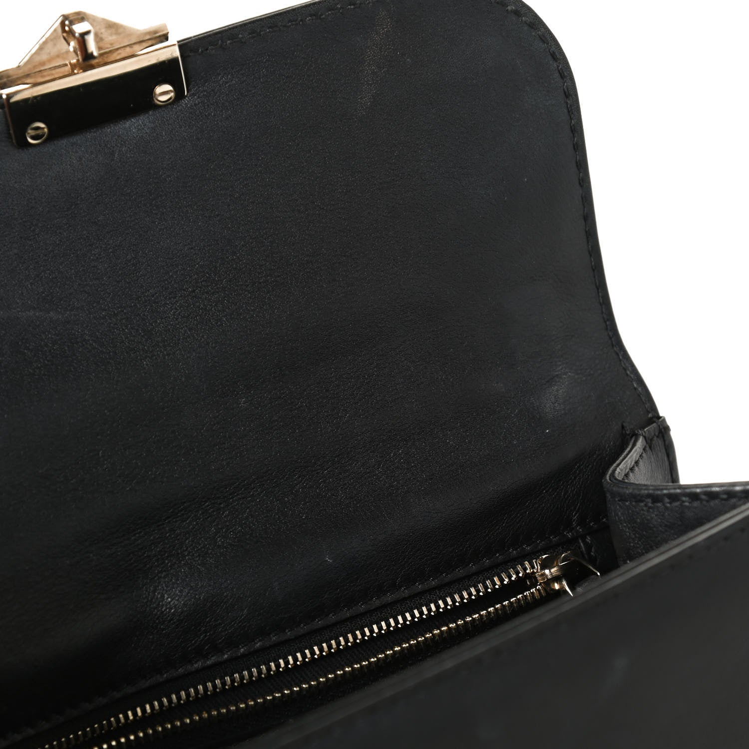 Valentino Garavani Vitello Small Glam Lock Rockstud Flap Black 10 of 10