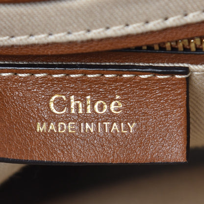 Chloe Suede Calfskin Medium Faye Backpack Tan 8 of 9