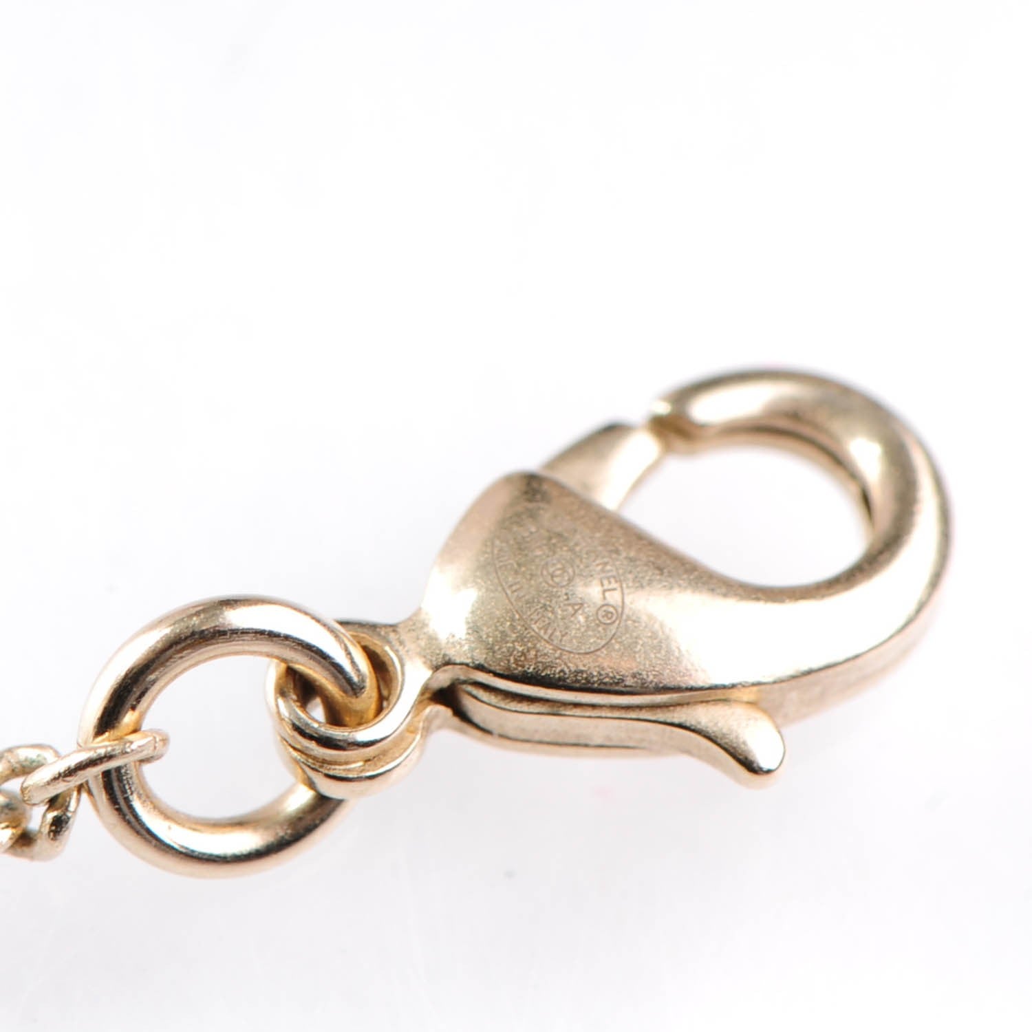 Chanel Bead CC Necklace Gold Black 4 of 6