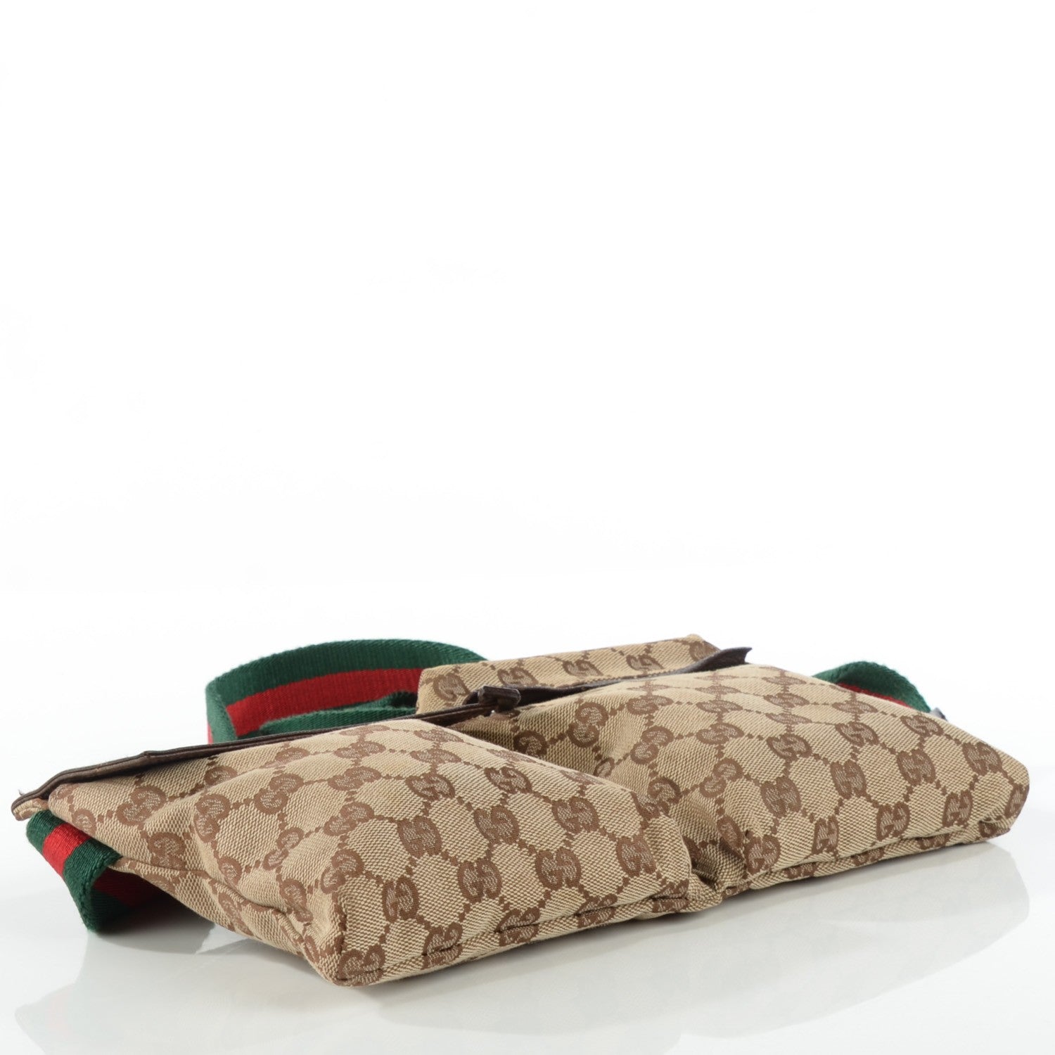 Gucci Monogram Web Belt Bag Dark Brown 4 of 7