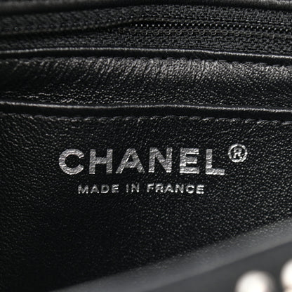 Chanel Velvet Crystal Mini Rectangular Flap Black 6 of 10