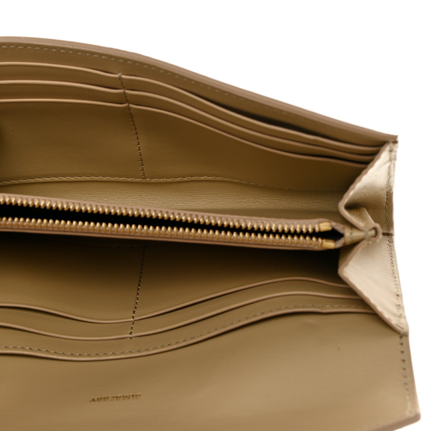 Burberry Vintage Check Grain Calfskin Halton Wallet Beige 5 of 9