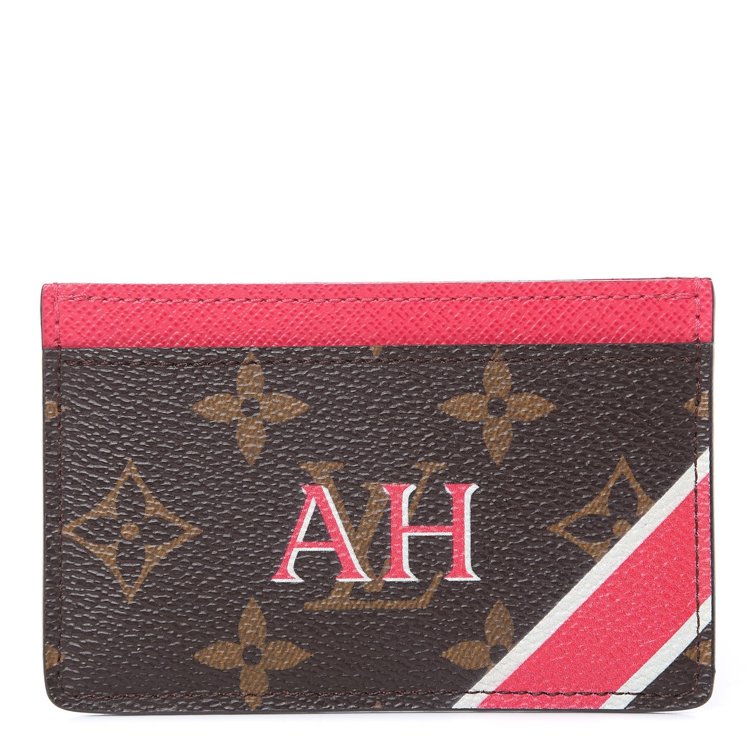 Louis Vuitton Monogram My LV Heritage Card Holder White Fuchsia 1 of 7