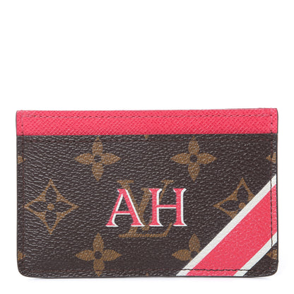 Louis Vuitton Monogram My LV Heritage Card Holder White Fuchsia 1 of 7