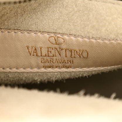 Valentino Garavani Grainy Calfskin My Rockstud Rolling Frame Bag Light Ivory 6 of 11