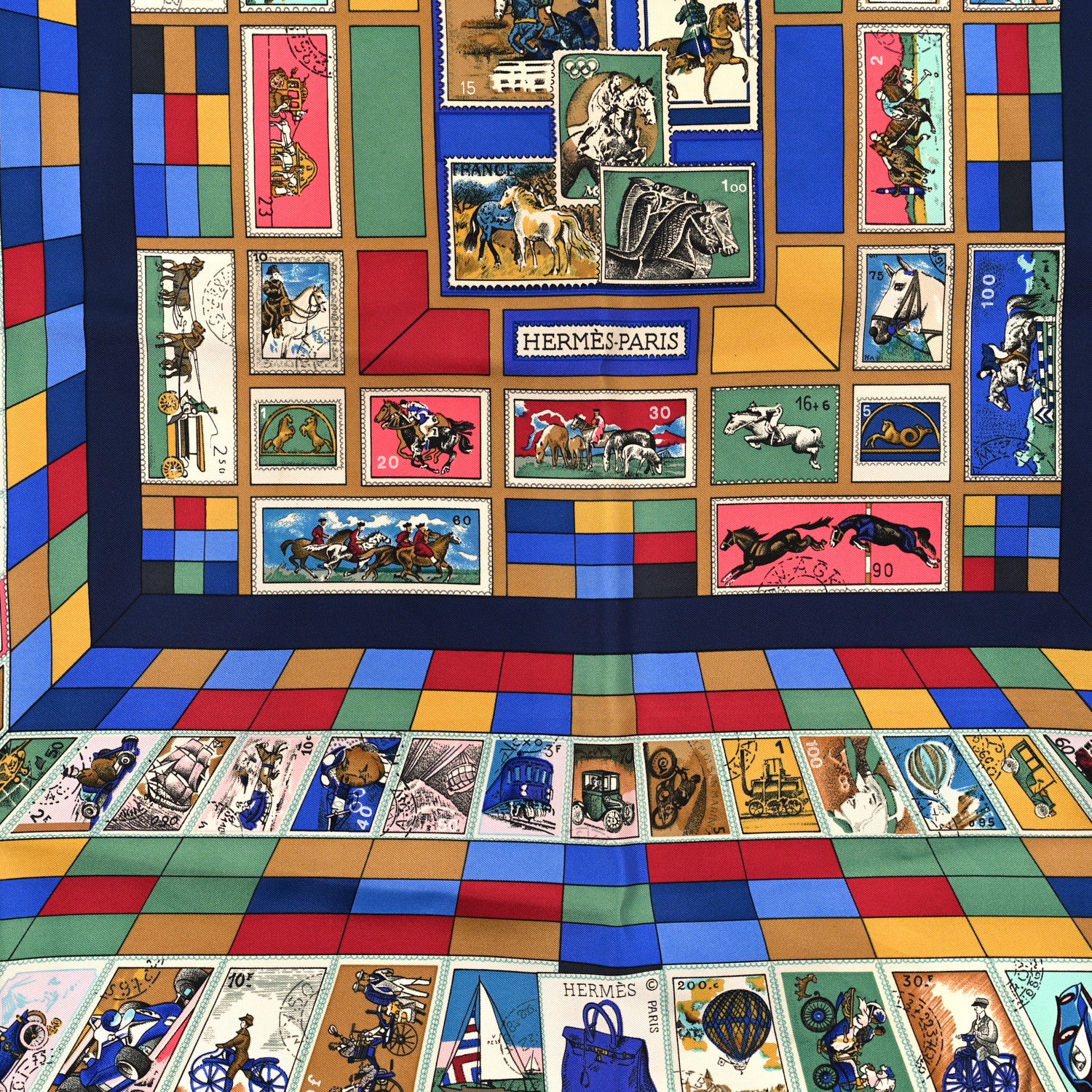 Hermes Silk Correspondance Scarf 90 2 of 4