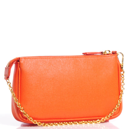 Fendi Vitello Elite Pochette Arancio 4 of 9