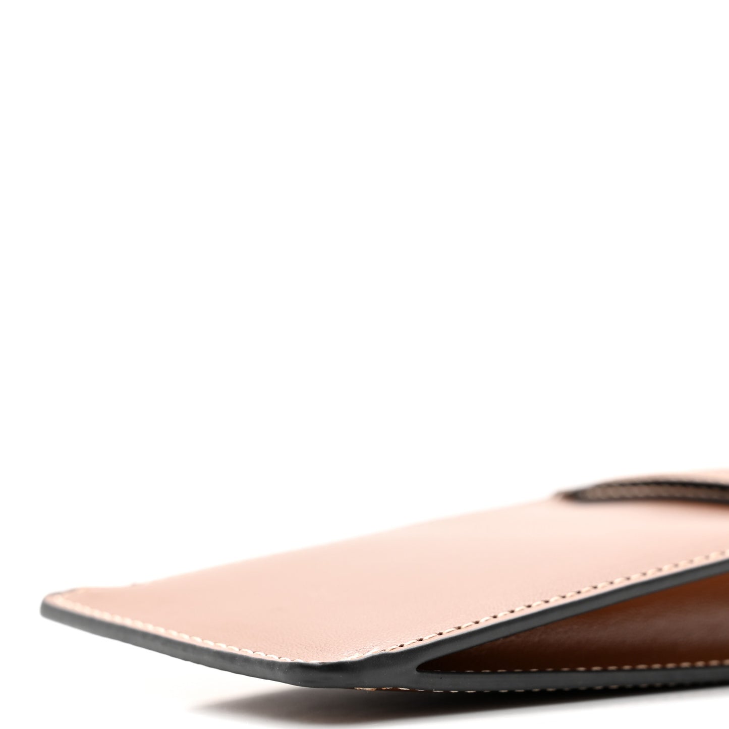 Smooth Calfskin Sunglasses Pouch Tan