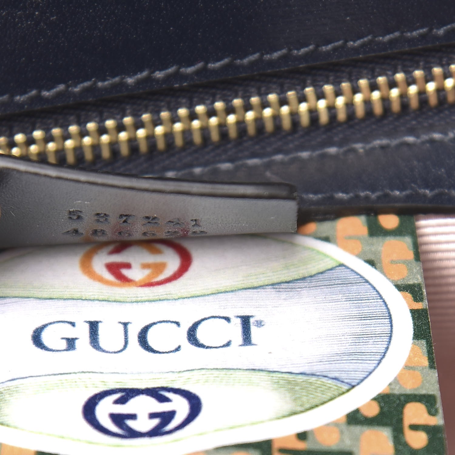 Gucci Vitello Palmellato Lux Crystal Medium Rajah Shoulder Bag Blue Romantic Cerise Butter Multicolor 8 of 11