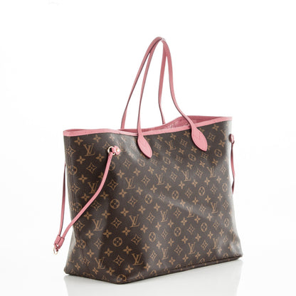 Louis Vuitton Monogram Articles de Voyage Ikat Neverfull GM Rose Velours 3 of 6
