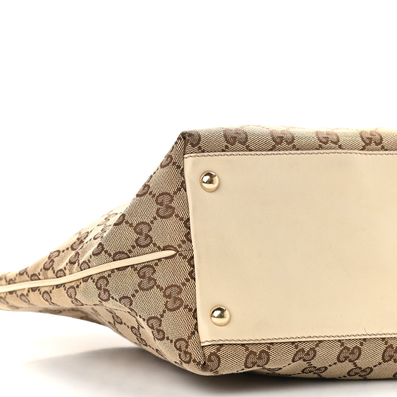 Gucci Monogram Medium New Britt Tote Off White 8 of 10