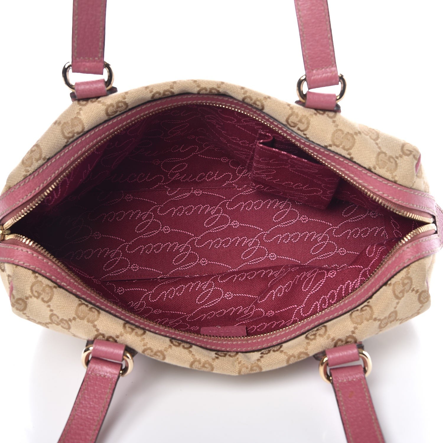 Gucci Monogram Small Charmy Boston Pink 9 of 16