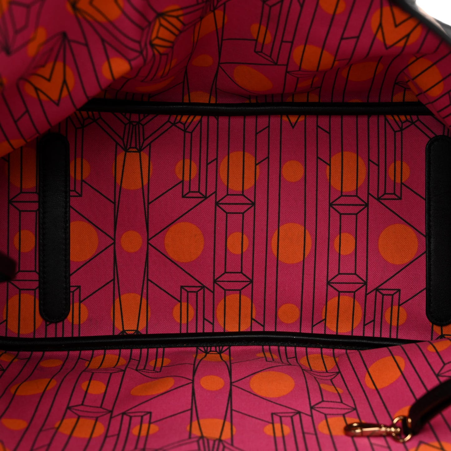 Visetos Medium Project Reversible Shopper Tote Cognac