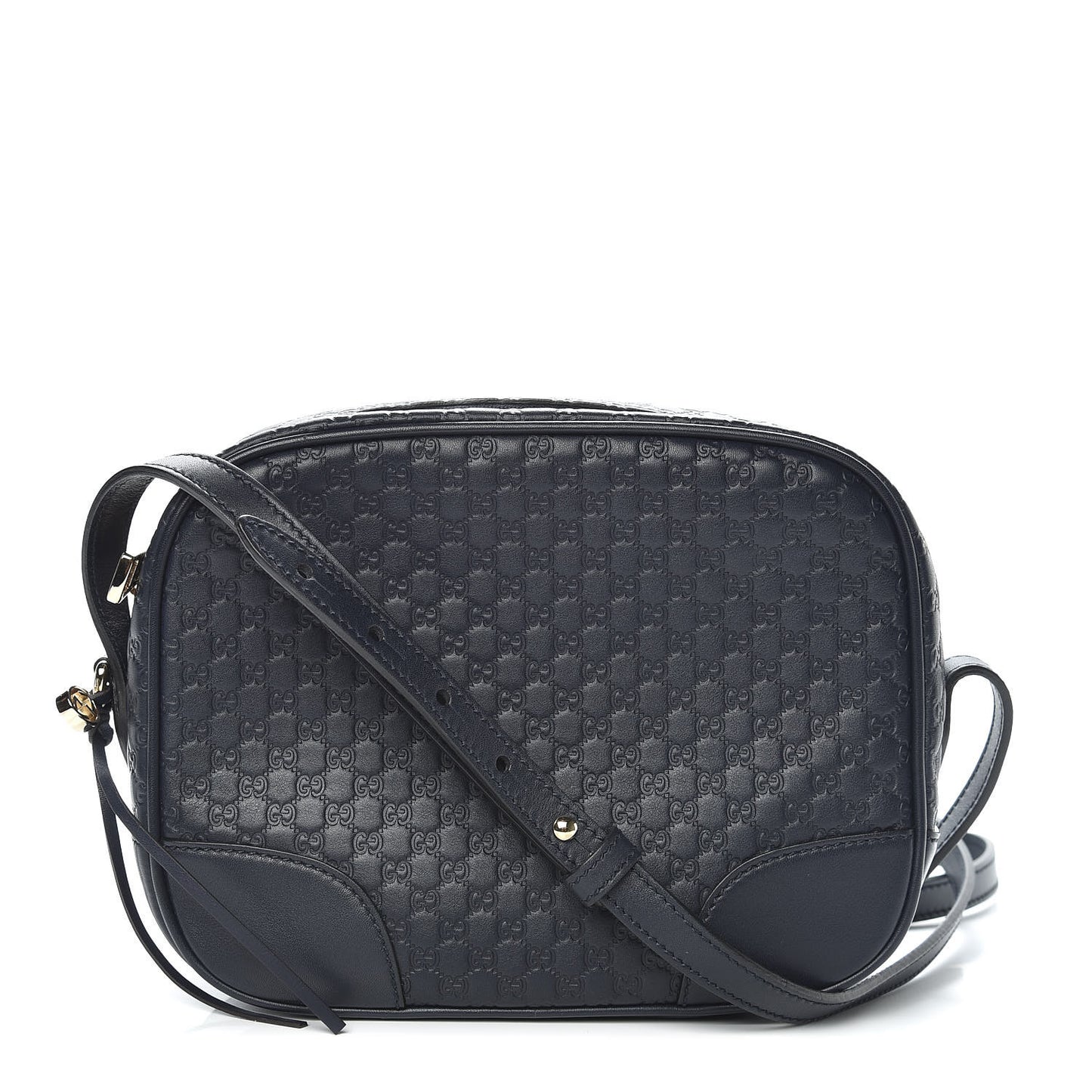 Soft Microguccissima Mini Bree Messenger Bag Blue