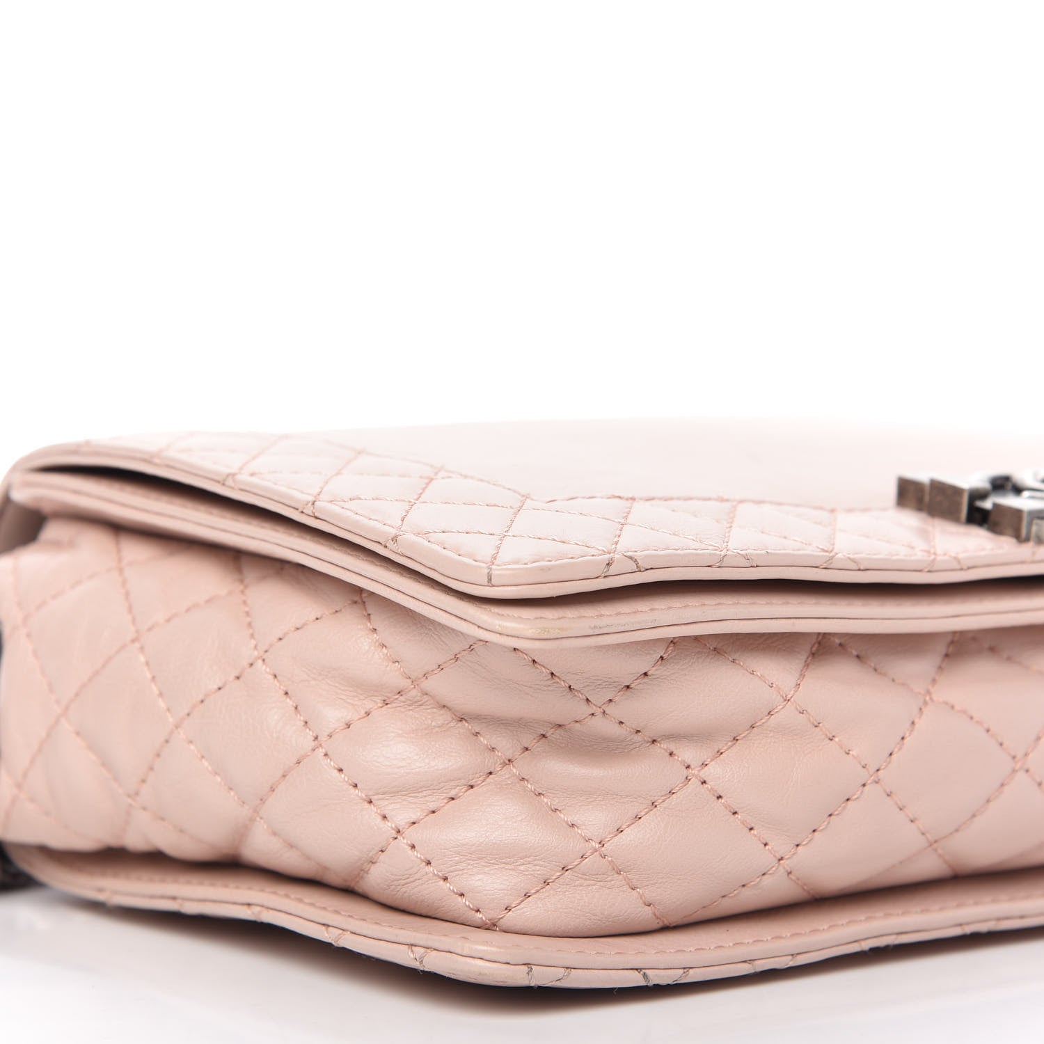 Chanel Calfskin New Medium Boy Reverso Flap Light Pink 6 of 10