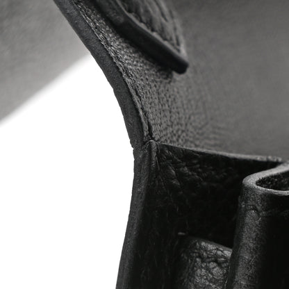 Hermes Taurillon Clemence Jypsiere 28 Black 7 of 10