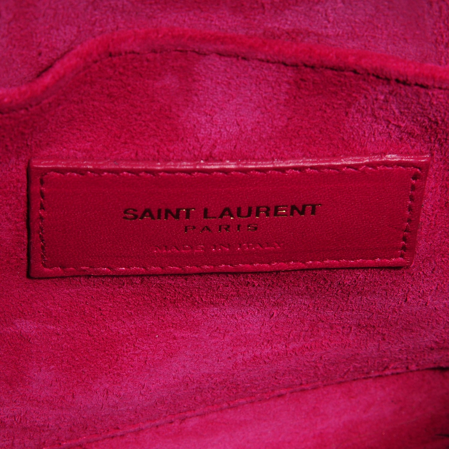 Saint Laurent Calfskin Nano Sac De Jour Lipstick Fuchsia 6 of 8