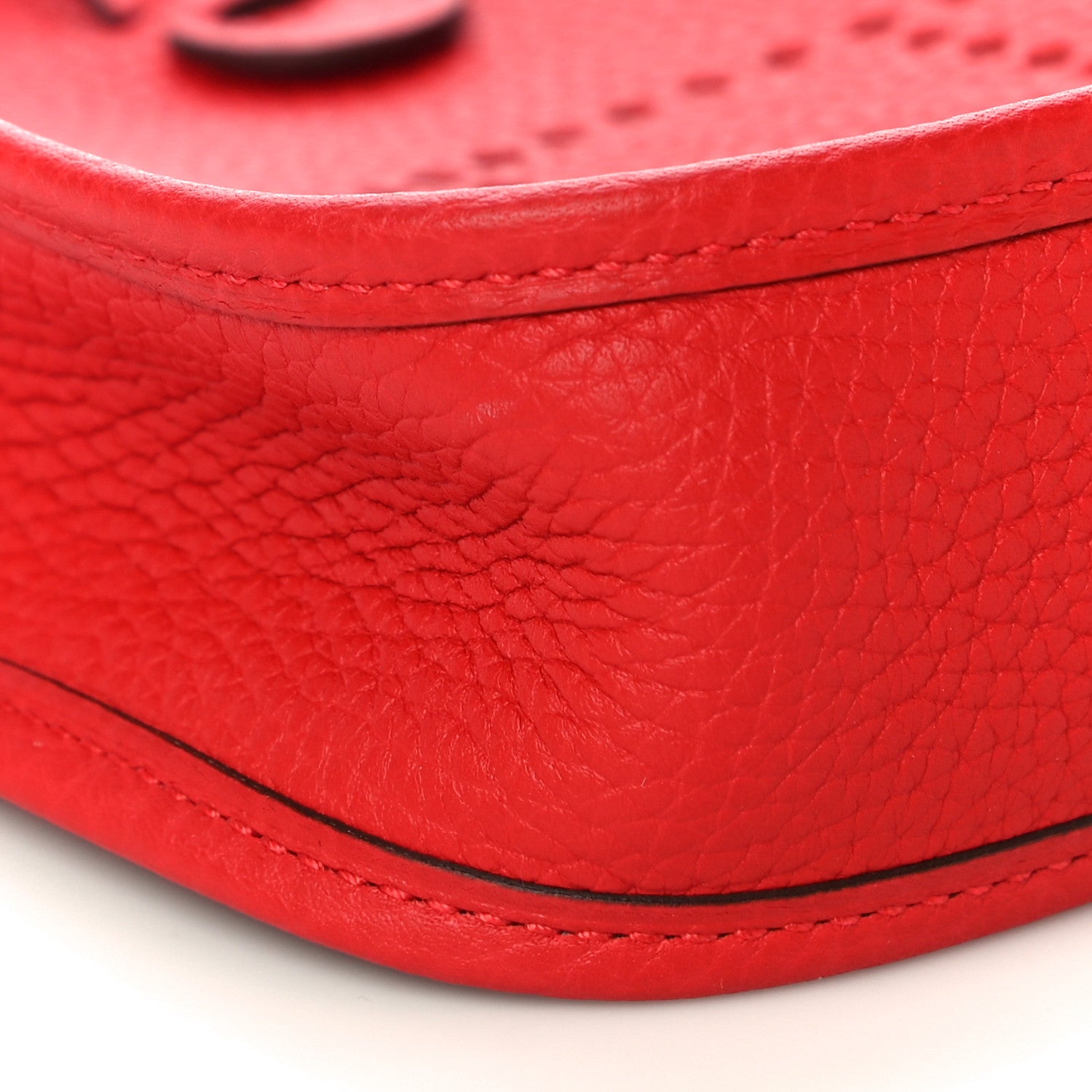 Hermes Taurillon Clemence Evelyne TPM Rouge Tomate 8 of 10