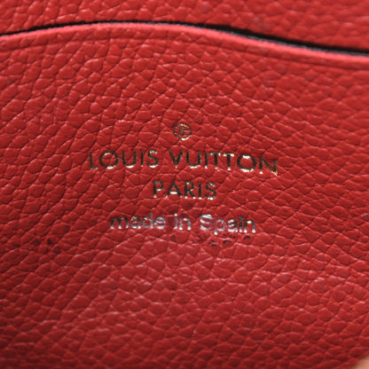 Louis Vuitton Empreinte Double Zip Pochette Marine Rouge 7 of 11