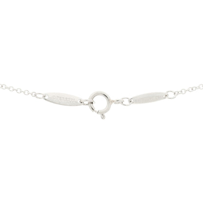 Tiffany Platinum Diamond .08ct Elsa Peretti Diamonds by the Yard Pendant Necklace 4 of 6