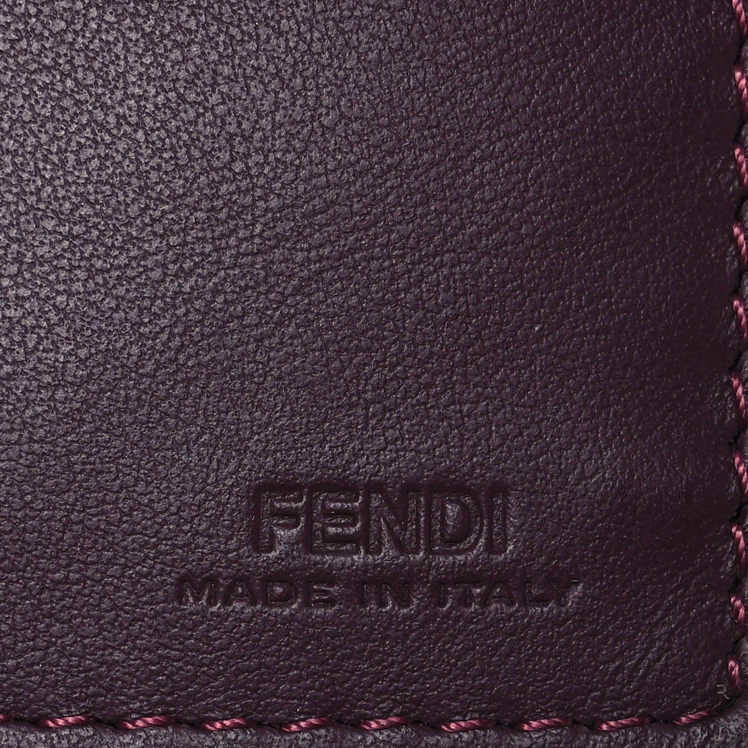 Fendi Vitello Grace Matte Fendigraphy Wallet on Chain Rosso Roma 7 of 16