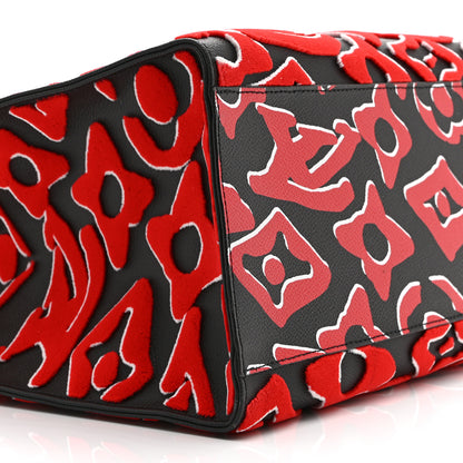 Louis Vuitton X UF Tufted Monogram Onthego GM Black Red 9 of 10
