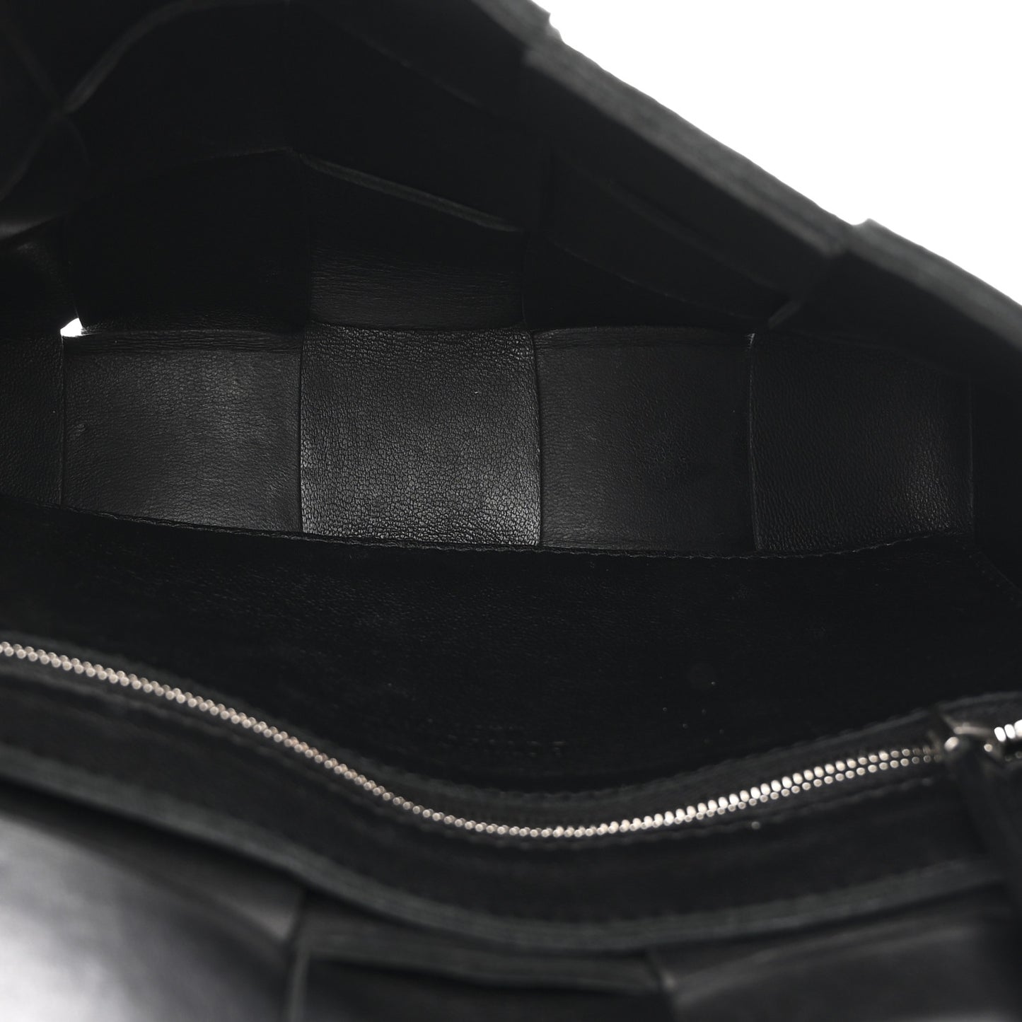 Lambskin Maxi Intrecciato Cassette Crossbody Bag Black