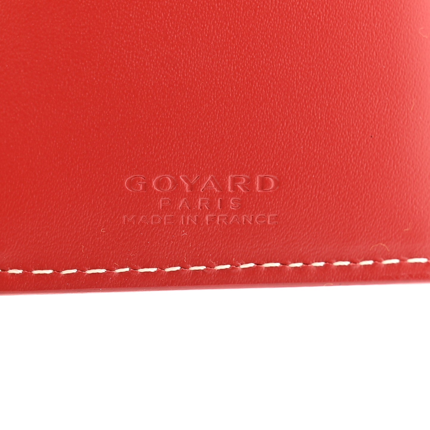 Goyardine Saint-Gabriel Compact Wallet Red