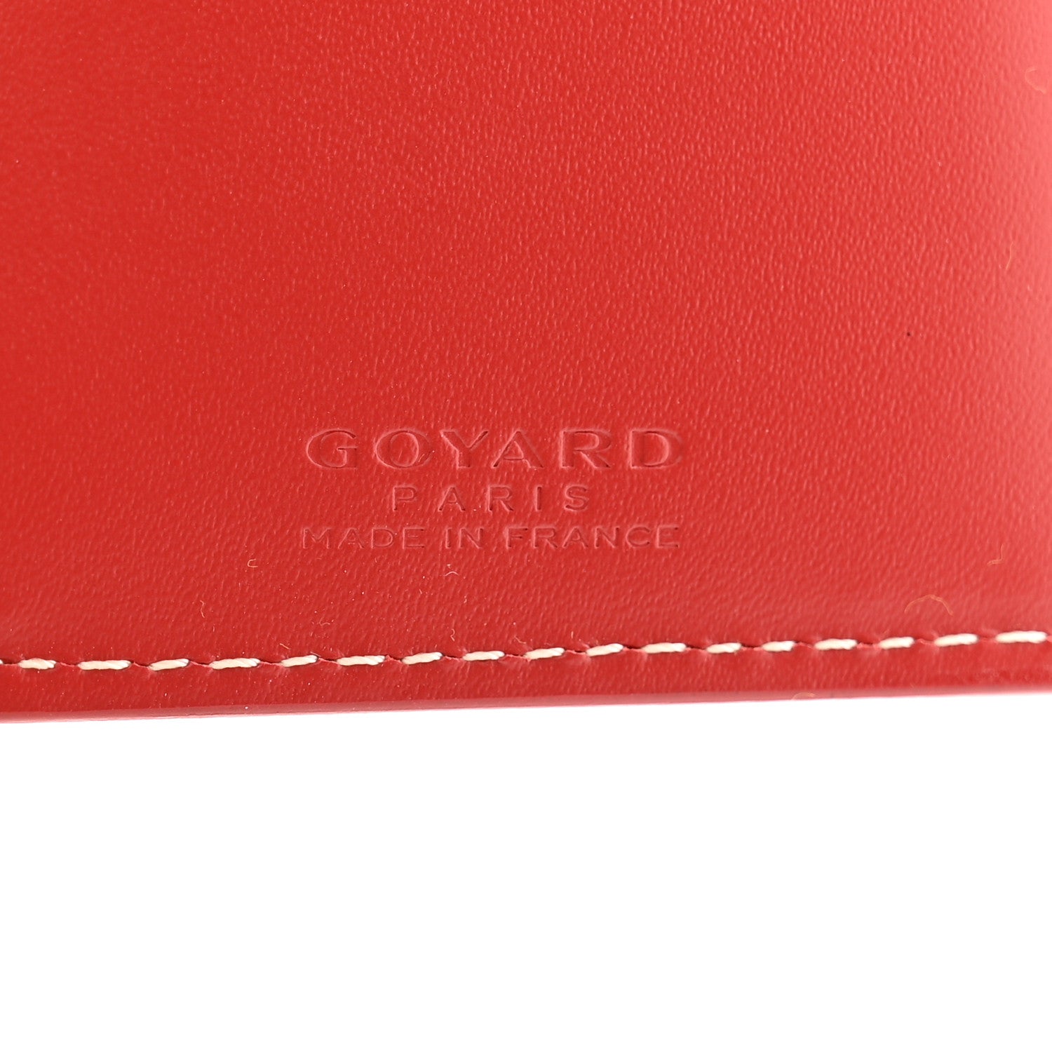 Goyard Goyardine Saint-Gabriel Compact Wallet Red 6 of 9